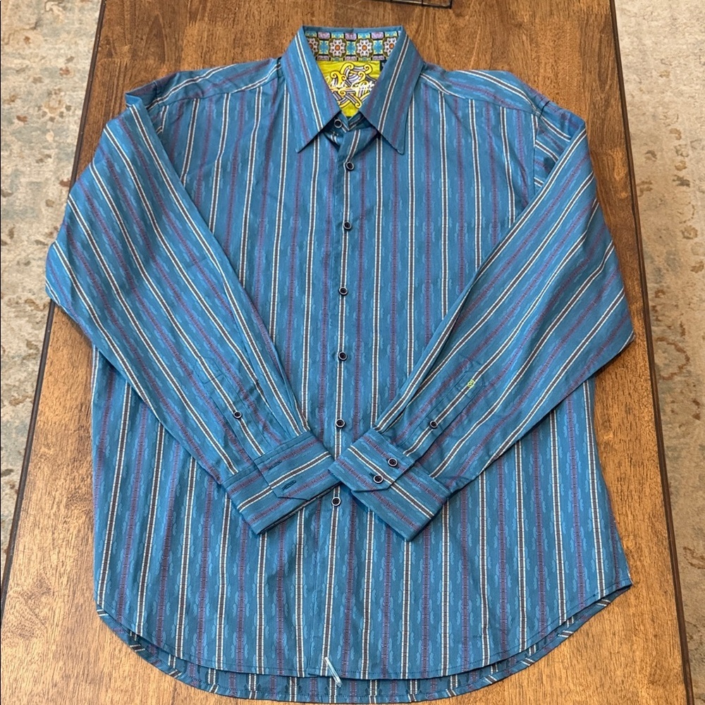 Robert Graham Multicolor Striped Button Down Shirt